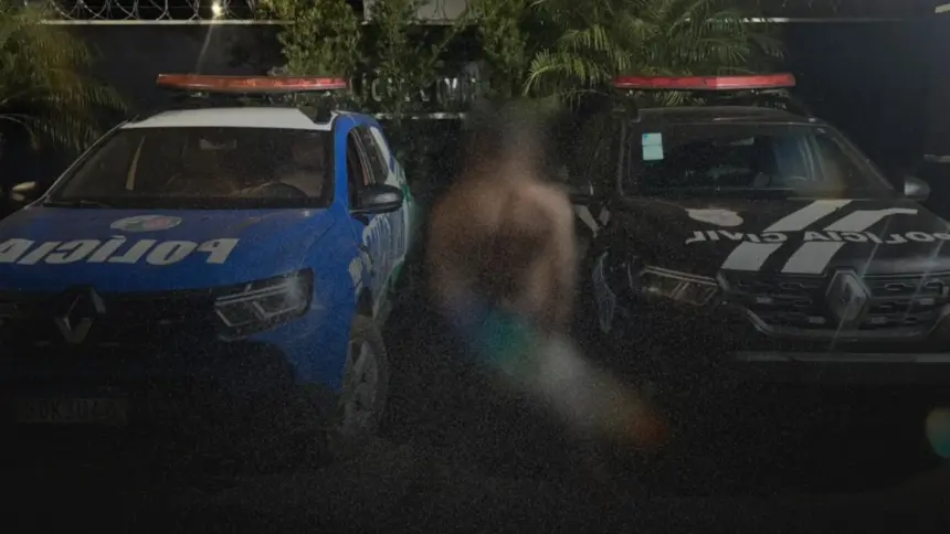 Foragido por homicídio é capturado durante festival em praça pública de Jaraguá