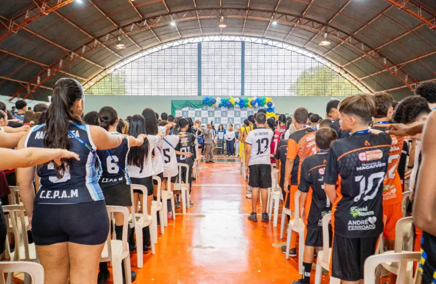 Goianésia recebe mais de mil atletas para participarem dos Jogos Estudantis de Goiás