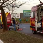 Grave colisão entre motos deixa duas pessoas feridas no oeste de Goianésia
