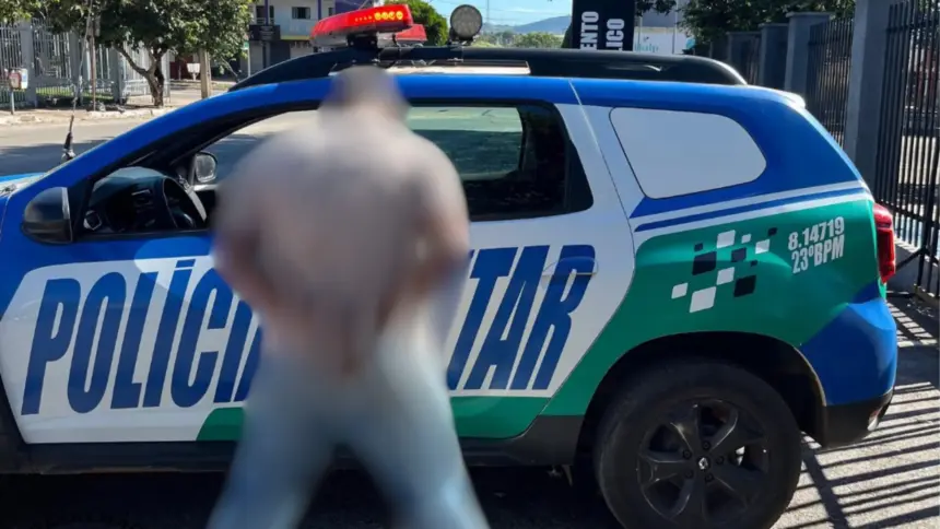 Homem é preso em flagrante no leste de Goianésia após agredir e ameaçar ex-companheira com faca