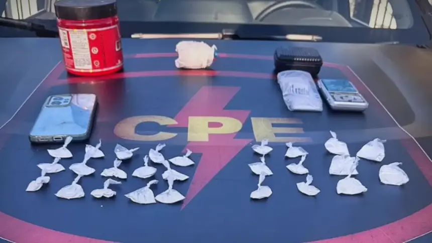 Traficante é preso com cocaína e balança de precisão no Bairro Santa Tereza em Goianésia