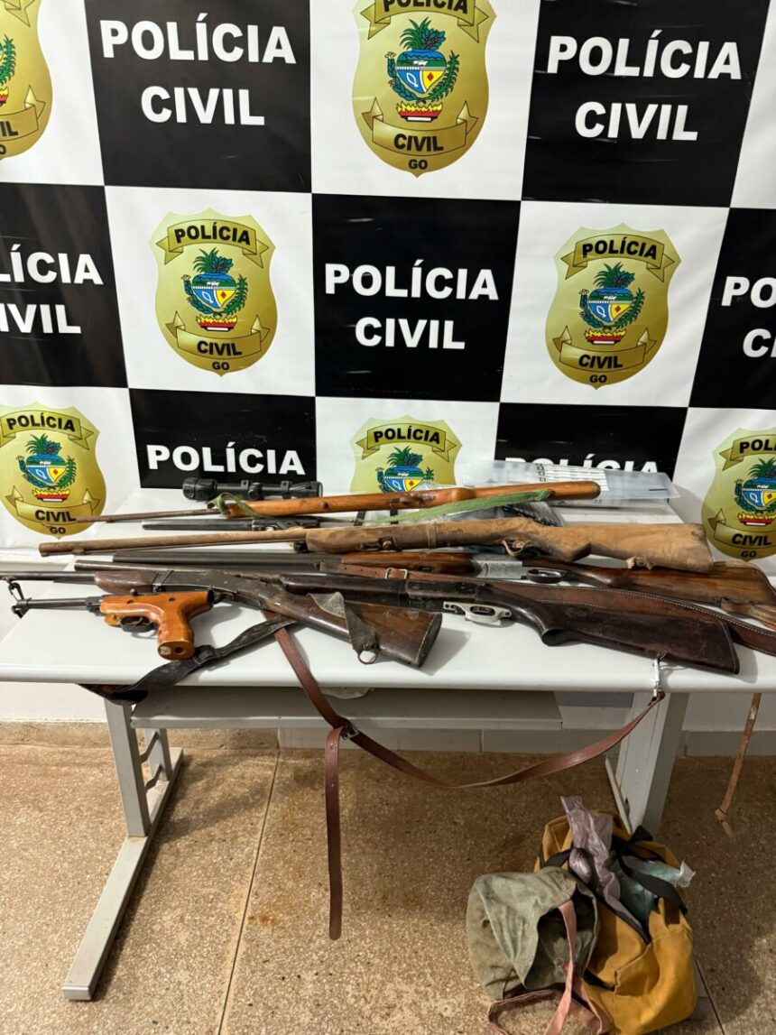 PCGO prende homem com arsenal de arma de fogo após ameaça à ex-companheira em São Luís de Montes Belos – Policia Civil do Estado de Goiás
