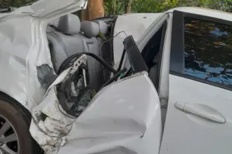 Acidente grave na Serra da Usina em Goianésia deixa mulher ferida e veículos em ribanceira