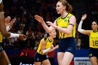 Vôlei: seleção feminina bate Bélgica na 2ª semana da Liga das Nações