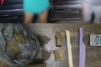 Casal é preso por tráfico de drogas em Jaraguá após ação da CPE Goianésia