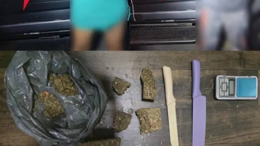 Casal é preso por tráfico de drogas em Jaraguá após ação da CPE Goianésia