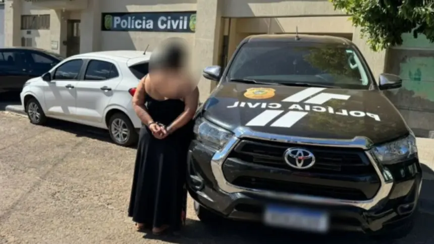 Polícia prende mulher condenada a 22 anos por latrocínio e ocultação de cadáver
