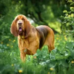 4 características do cachorro da raça bloodhound