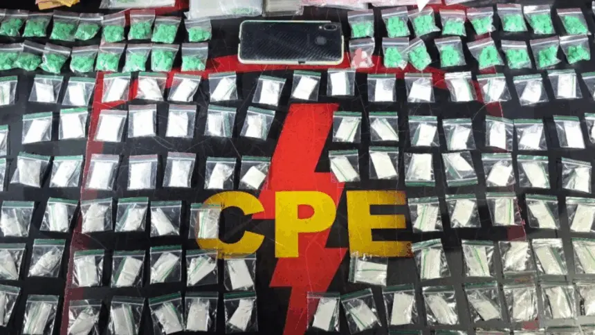 CPE Goianésia prende traficante com ecstasy e cocaína em Jaraguá