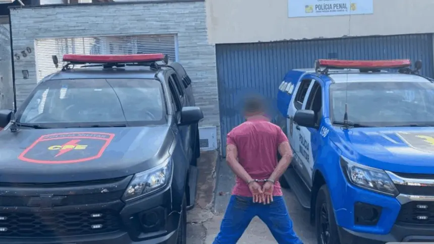 CPE Goianésia recaptura foragido por homicídio qualificado no município de Barro Alto
