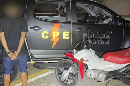 CPE prende motociclista após fuga e direção perigosa em Goianésia
