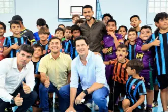 Daniel Vilela entrega reforma do ginásio de esportes de Taquaral
