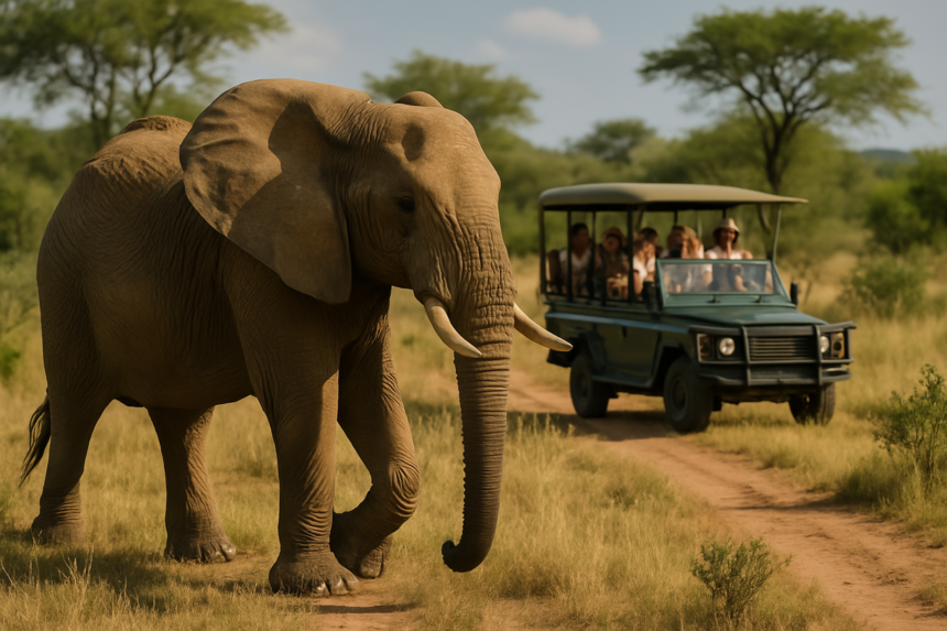 Elefanta mata turistas do Reino Unido e da Nova Zelândia durante safári em parque na África