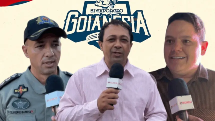 TV Meganésia debate segurança e programação da Pecuária de Goianésia nesta quinta