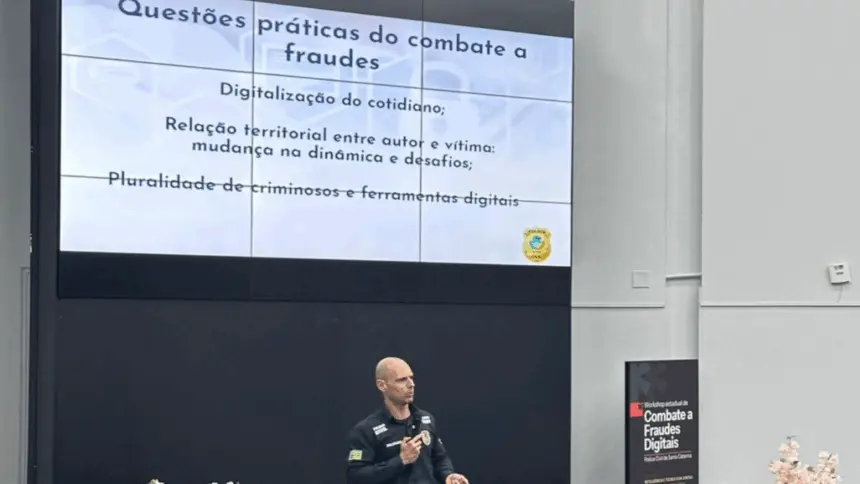 Delegado da PCGO realiza palestra sobre fraudes digitais em Santa Catarina – Policia Civil do Estado de Goiás Delegado da PCGO realiza palestra sobre fraudes digitais em Santa Catarina – Policia Civil do Estado de Goiás