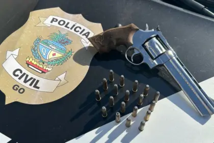 Polícia Civil apreende revólver de investigado por ameaçar a mãe e o irmão em meio a disputa por herança, em Serranópolis