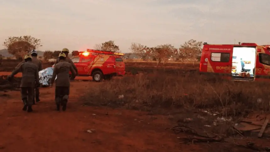 Bombeiros resgatam idoso em seringal de Goianésia que estava desaparecido há 3 dias