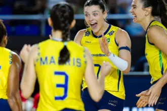 Mundial de vôlei: Brasil bate Porto Rico e fecha 1ª fase na liderança