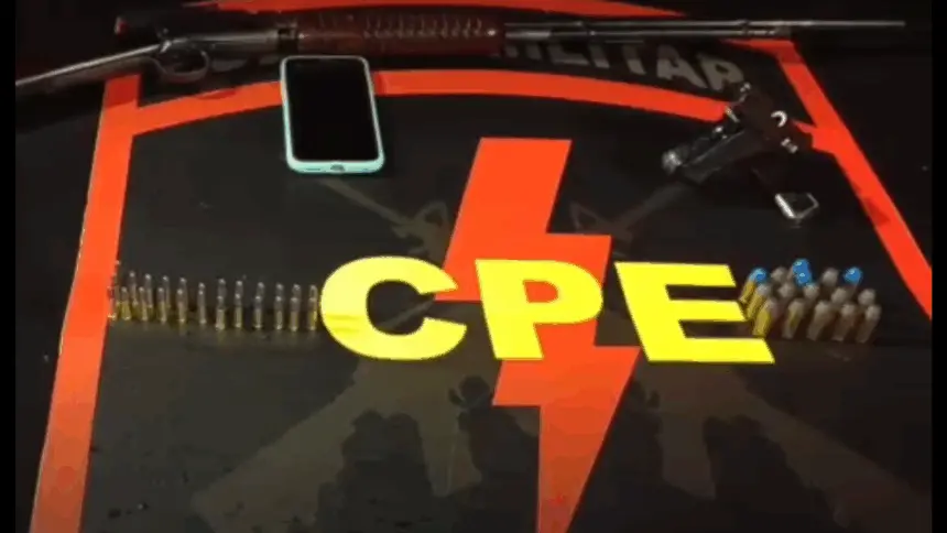 CPE Goianésia apreende armas de fogo durante ocorrência em Jaraguá