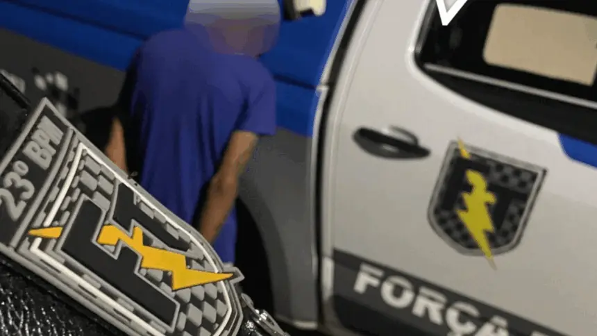 Foragido por roubo é recapturado no Bairro Covoá em Goianésia