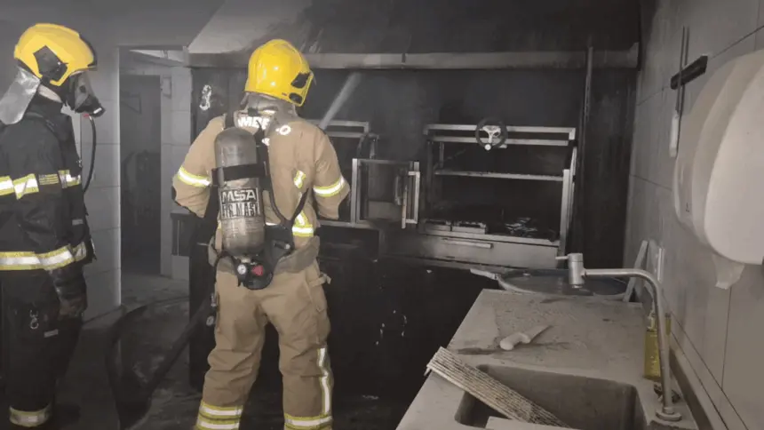Incêndio em restaurante de Goianésia é controlado pelos Bombeiros