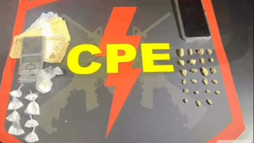 Traficante é preso com cocaína e crack no Jardim do Cerrado, em Goianésia