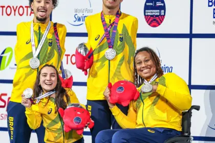 Brasil chega a 12 medalhas no Mundial de Natação Paralímpica