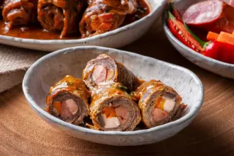3 receitas práticas de bife à rolê para o jantar