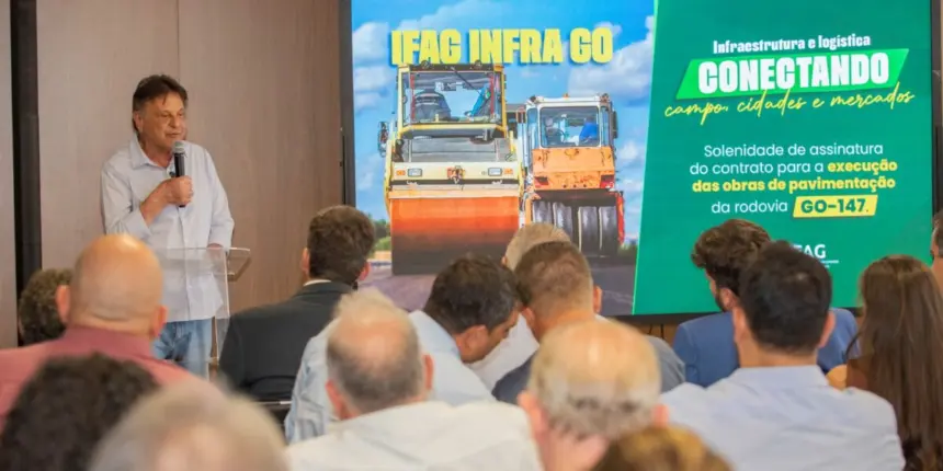 Assinado contrato para pavimentação da GO-147 – Portal Goiás