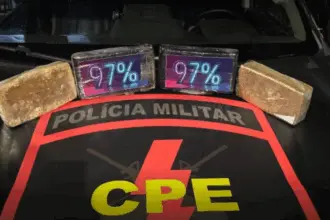 CPE Goianésia apreende drogas avaliadas em R$ 200 mil durante abordagem na 153