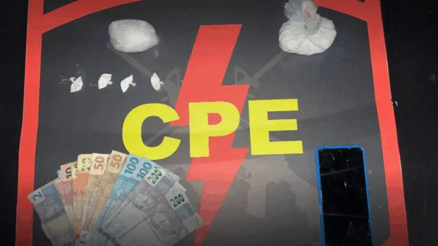 CPE Goianésia e Polícia Civil de Barro Alto prendem suspeito de tráfico de drogas CPE Goianésia e Polícia Civil de Barro Alto prendem suspeito de tráfico de drogas