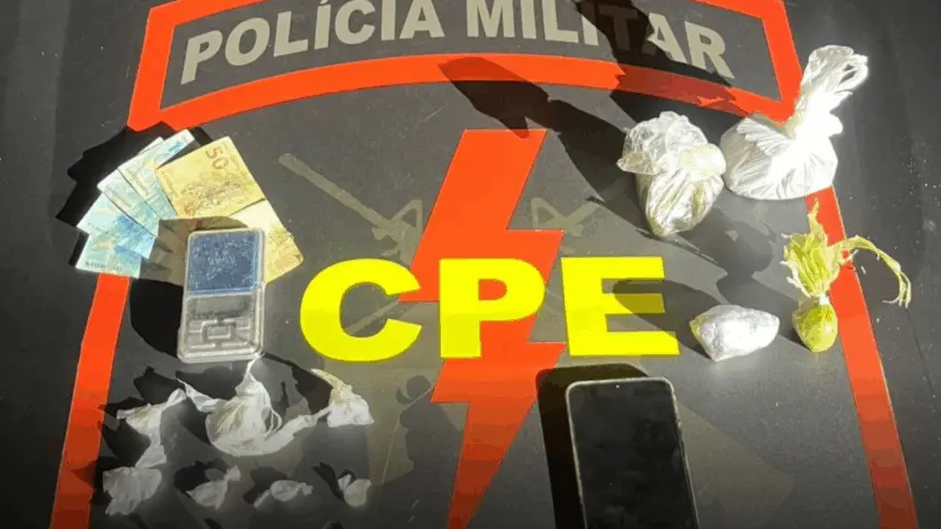 CPE Goianésia prende em flagrante traficante que atuava na região do Feirão Nova Aurora