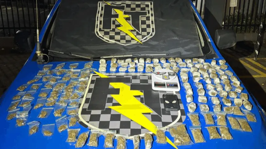 Força Tática apreende quase 3 kg de drogas em operação no norte de Goianésia