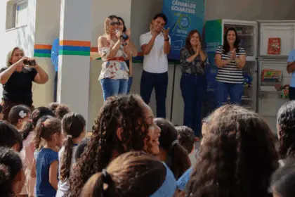 Gelateca Literária chega à escola municipal Magnólia Protásio Machado