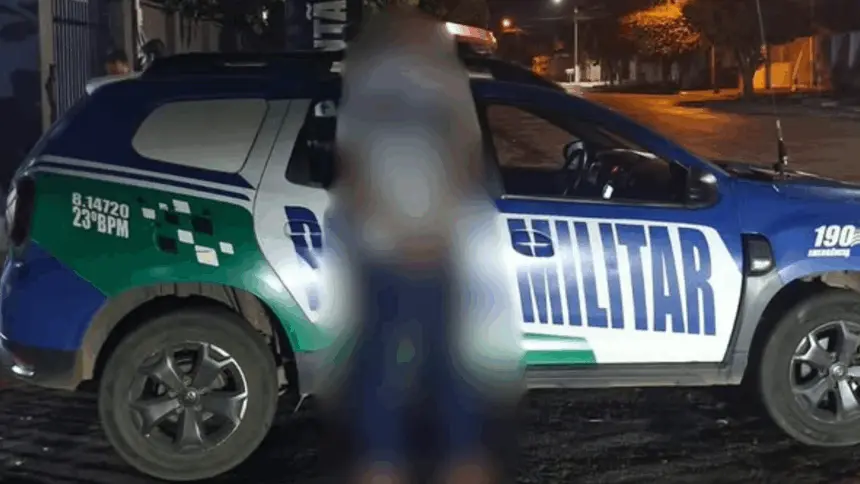 Homem é preso em flagrante no norte de Goianésia por agressão à mãe e ao irmão Homem é preso em flagrante no norte de Goianésia por agressão à mãe e ao irmão