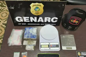 Polícia Civil e Polícia Militar prendem suspeito de tráfico de drogas em Caldas Novas – Policia Civil do Estado de Goiás