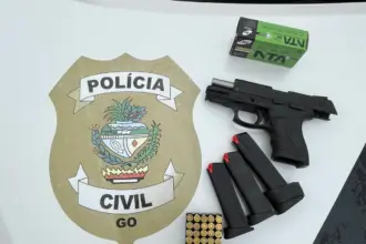 PCGO cumpre mandado de busca e apreende arma de fogo, em Itapaci, com investigado por violência doméstica – Policia Civil do Estado de Goiás