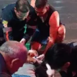 Bombeiro de folga presta socorro a jovem gravemente ferido em acidente no centro de Goianésia