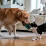 6 dicas para introduzir um cachorro em uma casa com gato