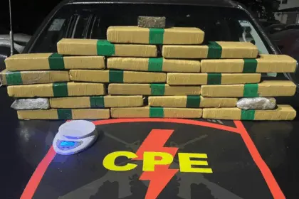 CPE de Goianésia apreende 20 kg de maconha