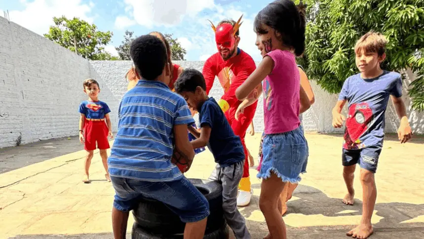 Crec realiza dia especial em comemoração ao Dia das Crianças com brincadeiras e diversão