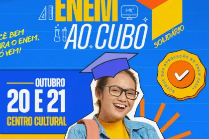 Enem ao Cubo: curso realiza edição solidária em Goianésia nesta segunda e terça