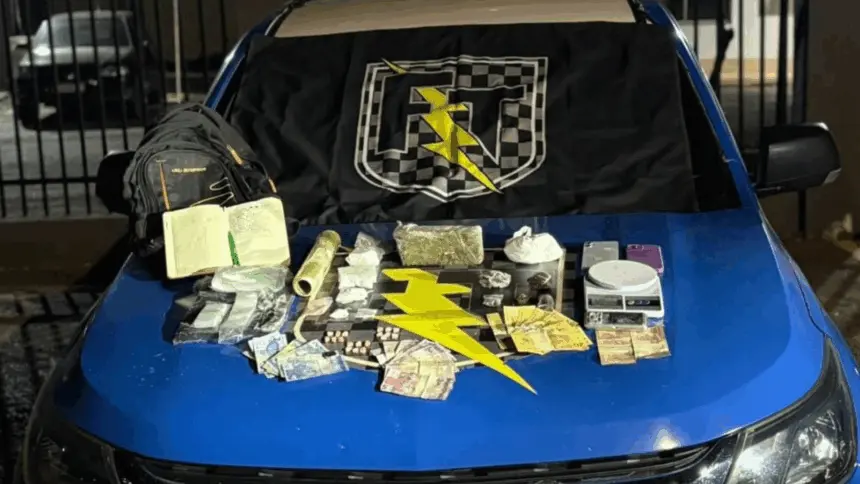 Força Tática prende dupla suspeita por tráfico e associação para o tráfico em Goianésia