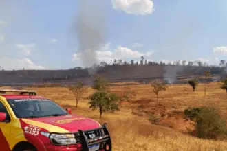 Incêndio de grandes proporções atinge região de Natinópolis