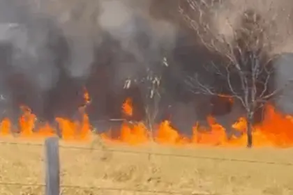 Incêndio de grandes proporções devasta mais de 50 propriedades em Santa Isabel