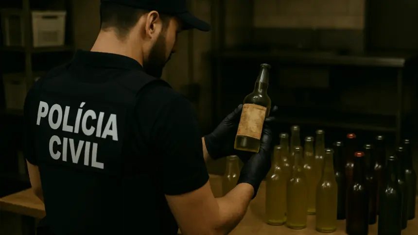 Polícia Civil de Goianésia investiga empresa por adulteração de bebidas em eventos Polícia Civil de Goianésia investiga empresa por adulteração de bebidas em eventos