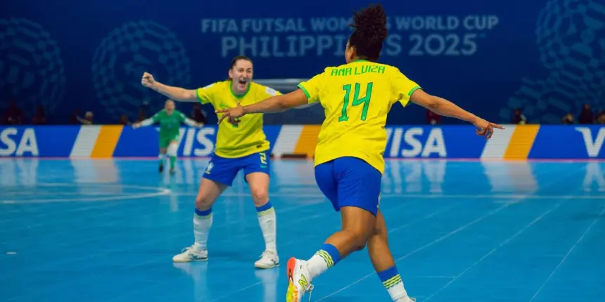 Brasil goleia Irã na estreia da Copa do Mundo de futsal feminino