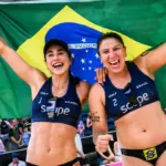 Carol Soberg e Rebecca faturam bronze no Mundial de vôlei de praia