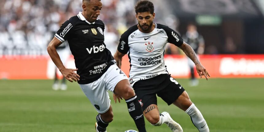 Corinthians e Botafogo empatam e estacionam na tabela do Brasileirão