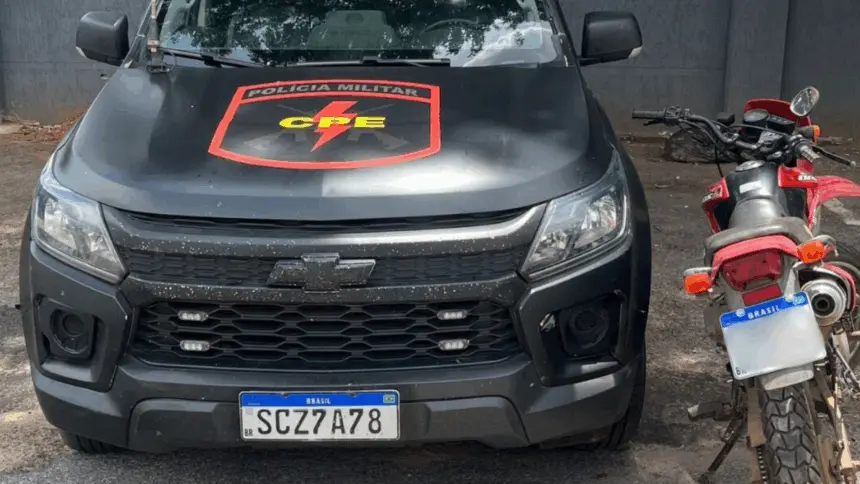 CPE Goianésia localiza motocicleta furtada